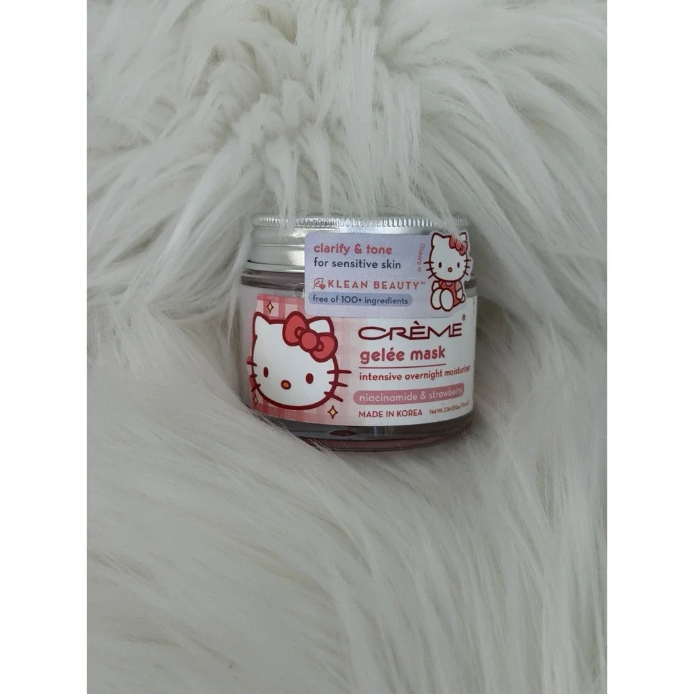 The Creme Shop Hello Kitty Overnight Face Mask Gel Hydrating Niacinamide K-Beaut
